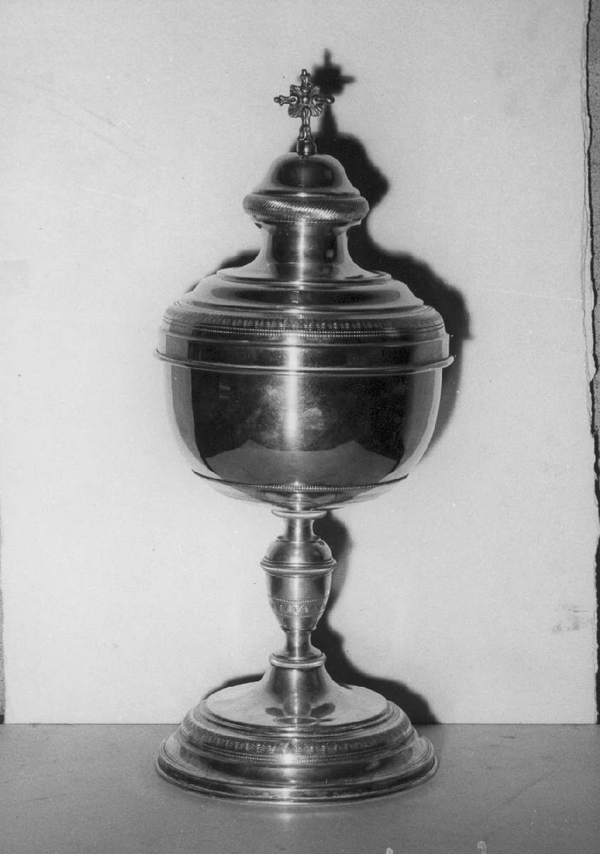 pisside - manifattura italiana (primo quarto sec. XX)