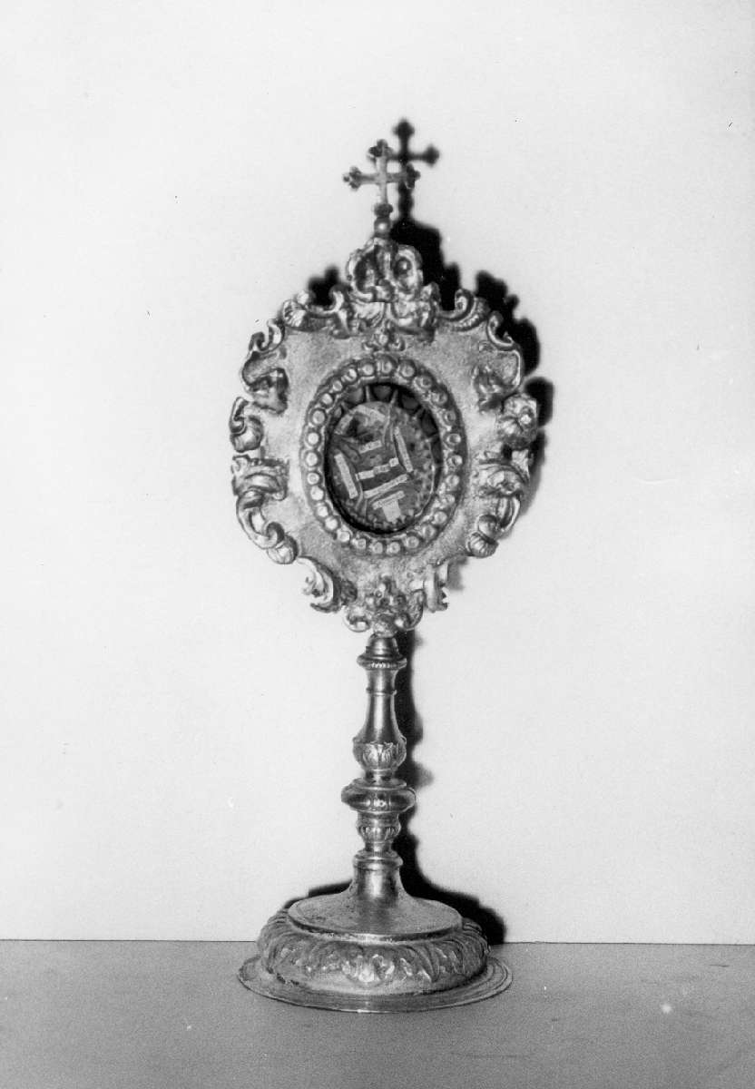 reliquiario - a ostensorio - manifattura emiliana (metà sec. XVIII)