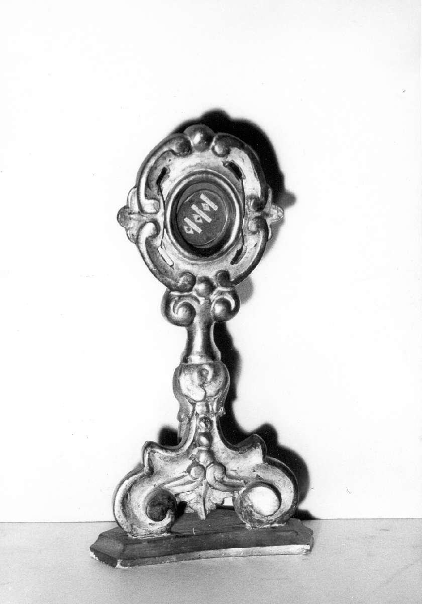 reliquiario - a ostensorio - manifattura emiliana (seconda metà sec. XVIII)