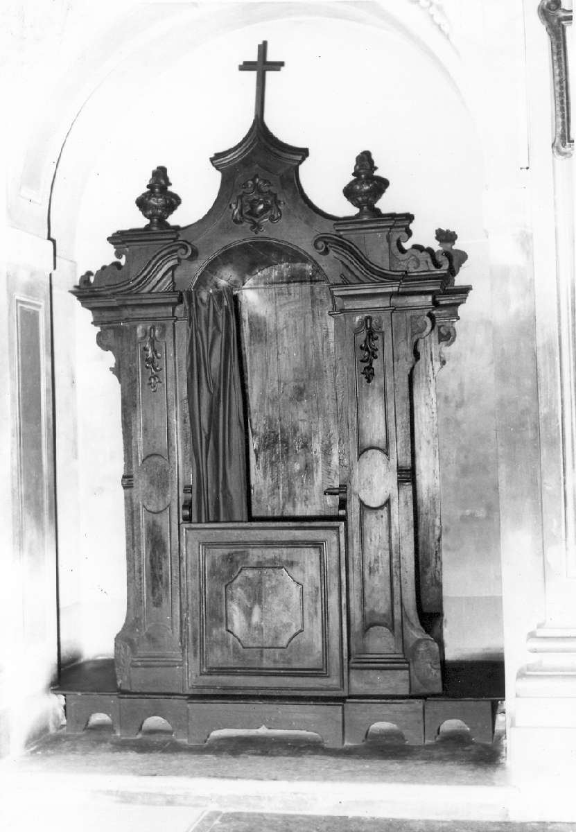 confessionale, serie - manifattura emiliana (prima metà sec. XVIII)