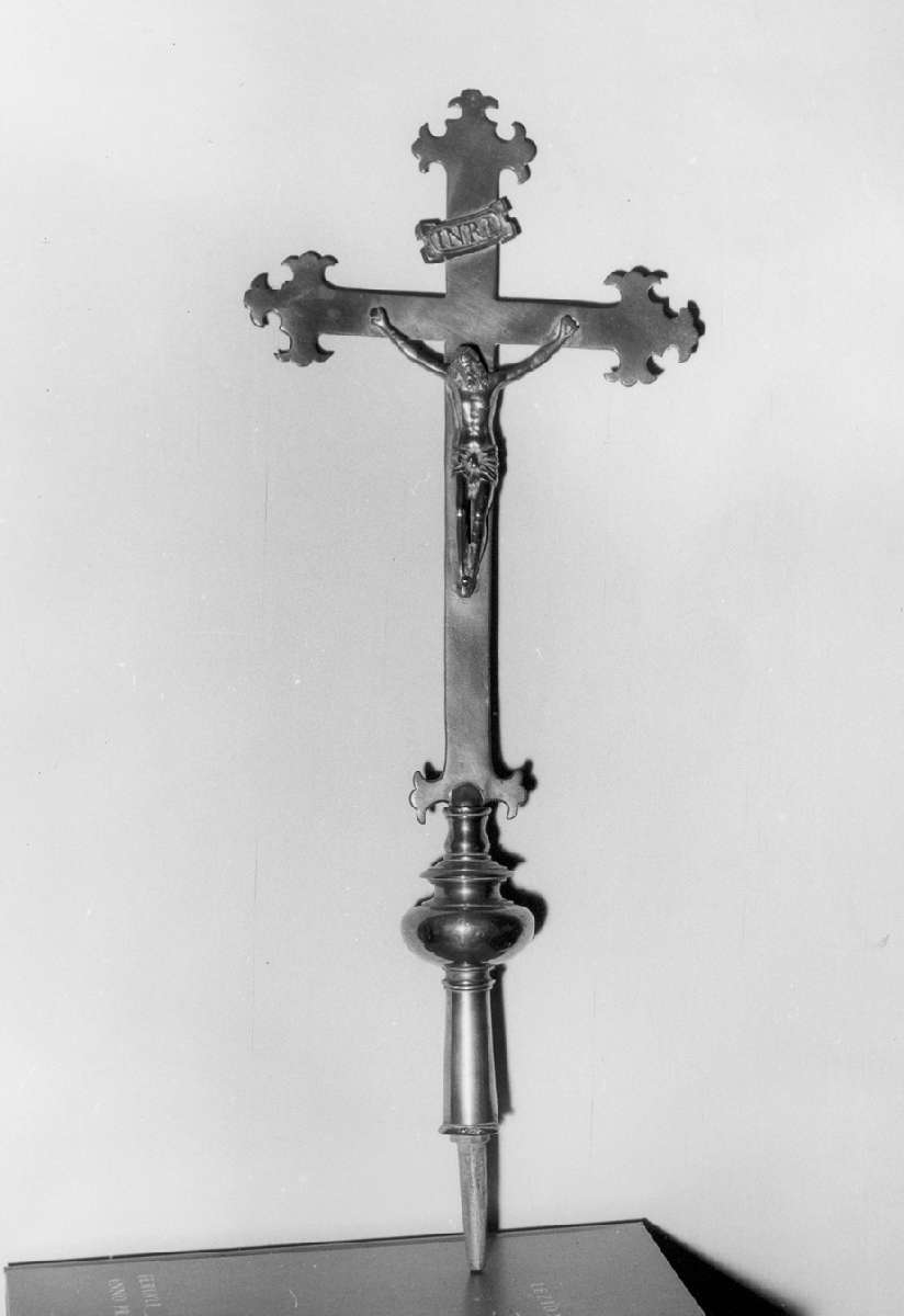 croce processionale - manifattura emiliana (seconda metà sec. XVII)