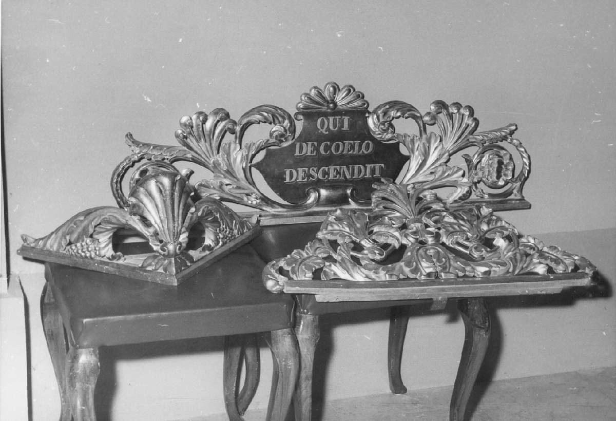 baldacchino processionale - manifattura emiliana (metà sec. XIX)