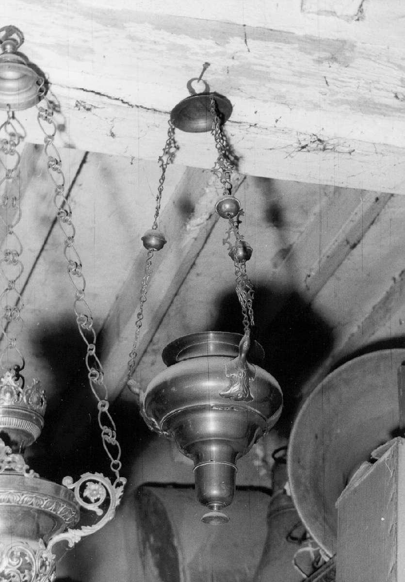 lampada pensile, serie - manifattura emiliana (seconda metà sec. XVII)