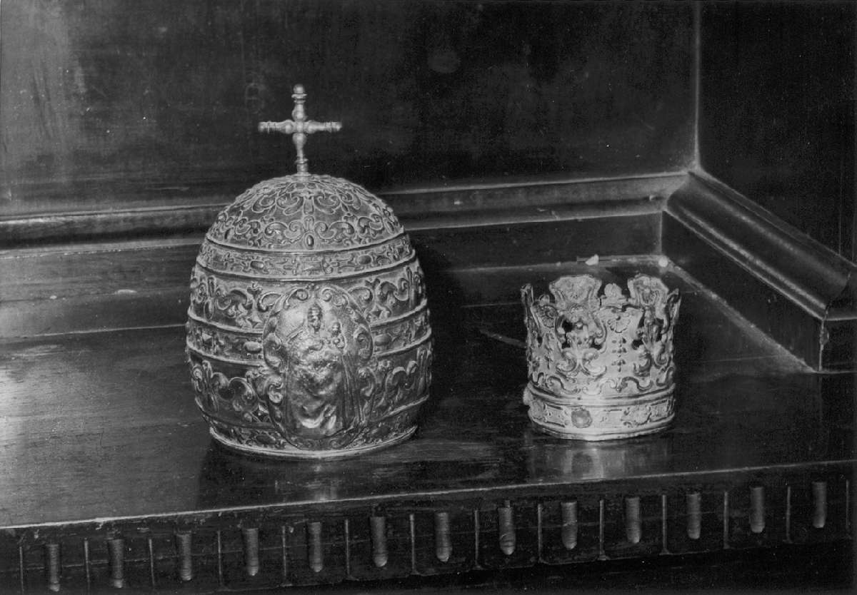 corona da statua - manifattura emiliana (seconda metà sec. XVII)