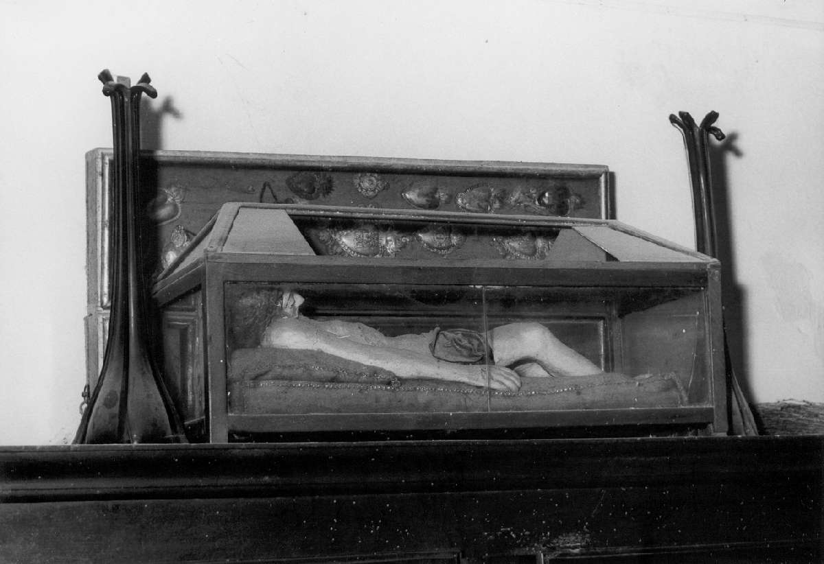 Cristo morto (statua) - manifattura emiliana (seconda metà sec. XVIII)