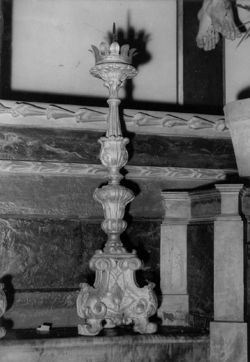 candeliere, serie - manifattura emiliana (metà sec. XVIII)