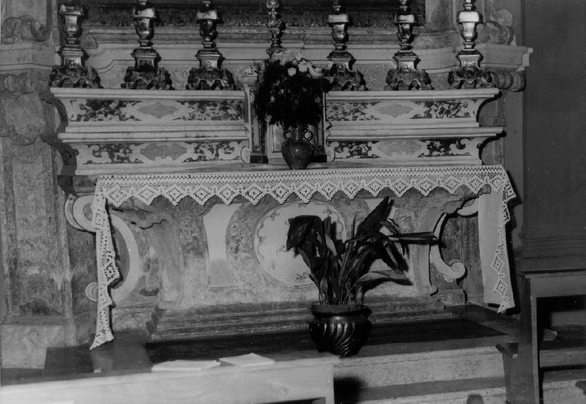 altare - manifattura modenese (seconda metà sec. XVIII)