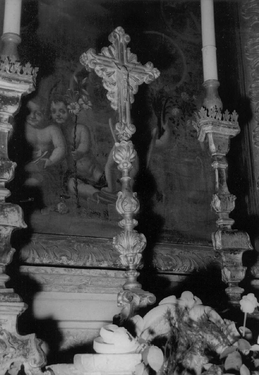 croce d'altare - manifattura emiliana (prima metà sec. XVIII)