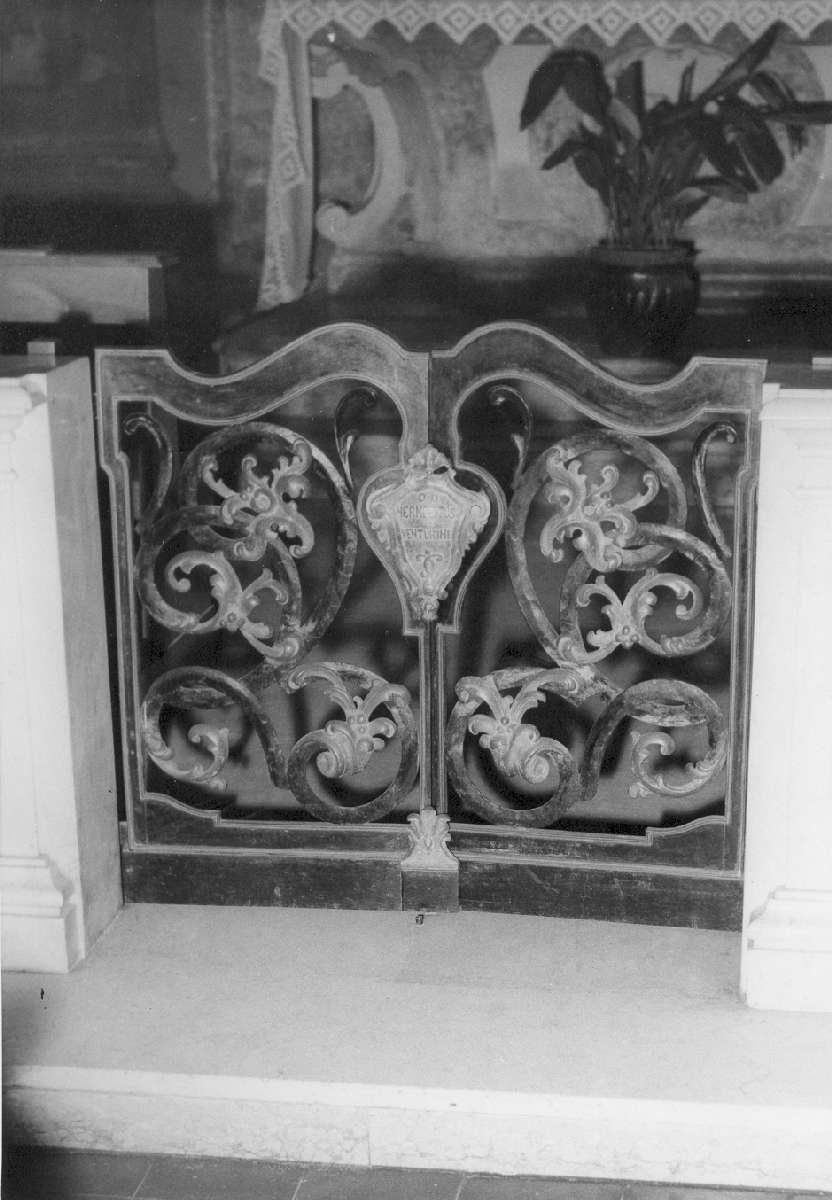 cancello - manifattura emiliana (metà sec. XVIII)