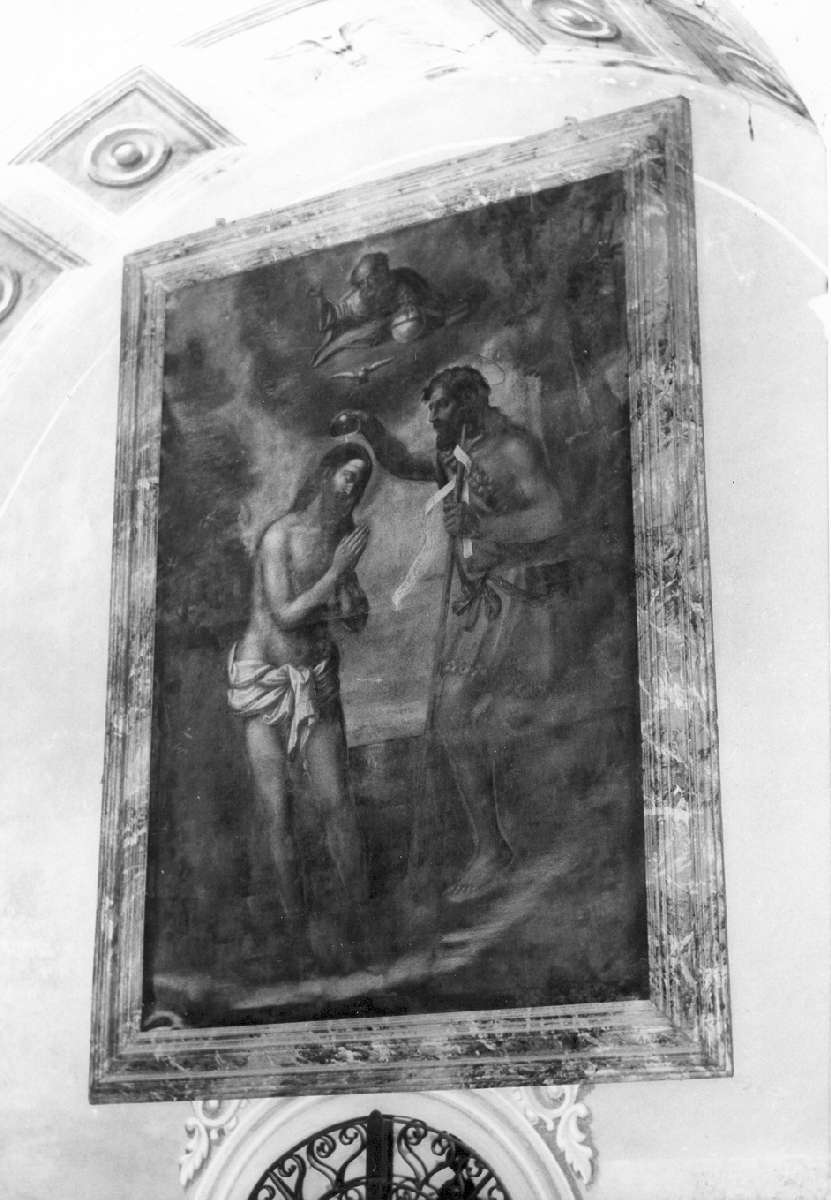 battesimo di Cristo (dipinto) - ambito modenese (seconda metà sec. XVII)