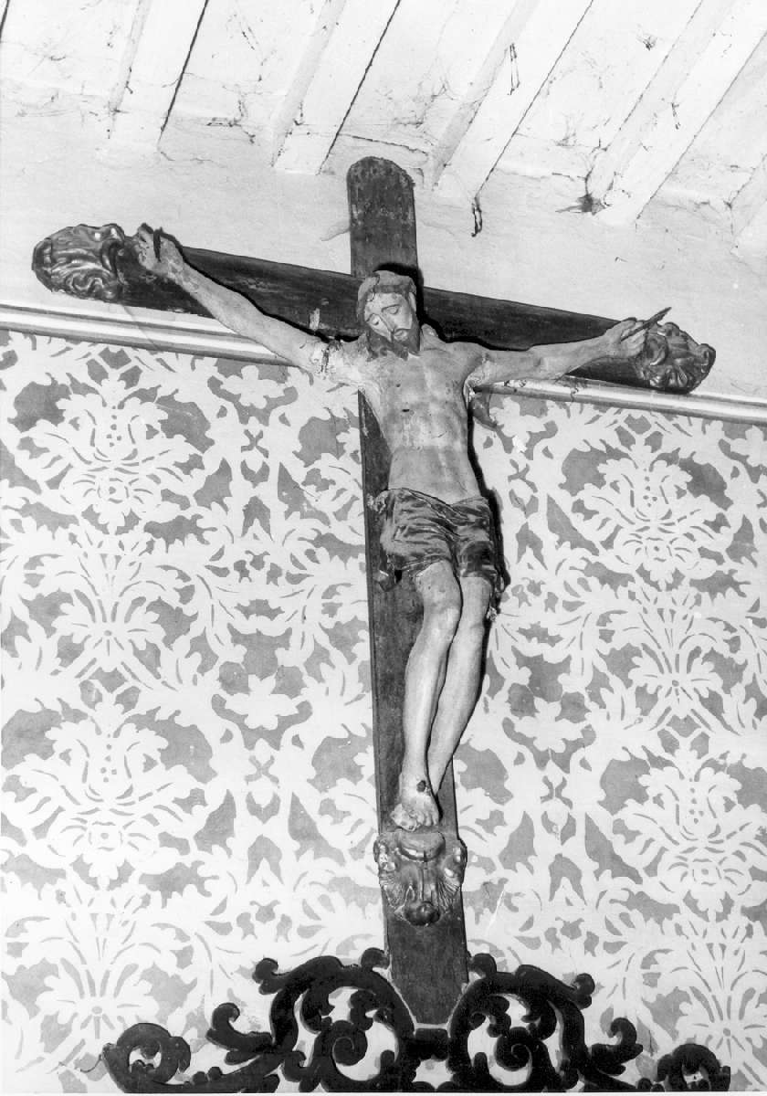 crocifisso, elemento d'insieme - manifattura emiliana (fine sec. XVIII)