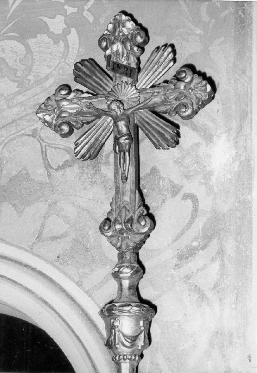croce processionale - manifattura emiliana (fine sec. XVIII)