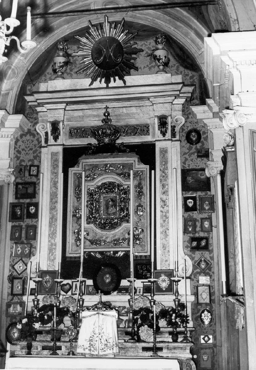 ancona, elemento d'insieme - manifattura modenese (sec. XIX)