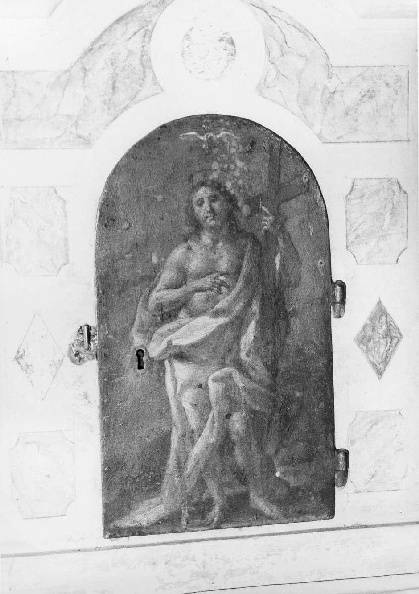 Cristo risorto (sportello di tabernacolo) - bottega modenese (seconda metà sec. XVIII)