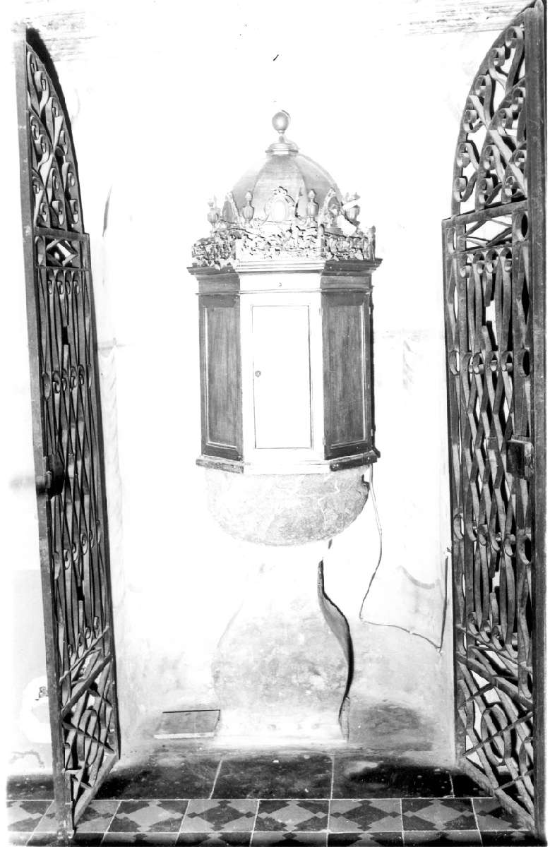 cancello, elemento d'insieme - manifattura emiliana (prima metà sec. XIX)