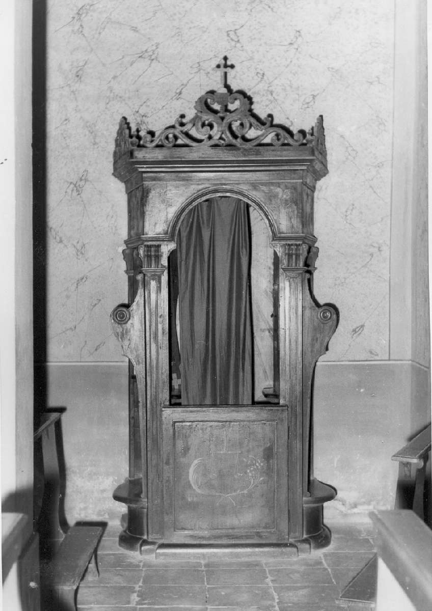 confessionale, serie - manifattura emiliana (seconda metà sec. XVIII)