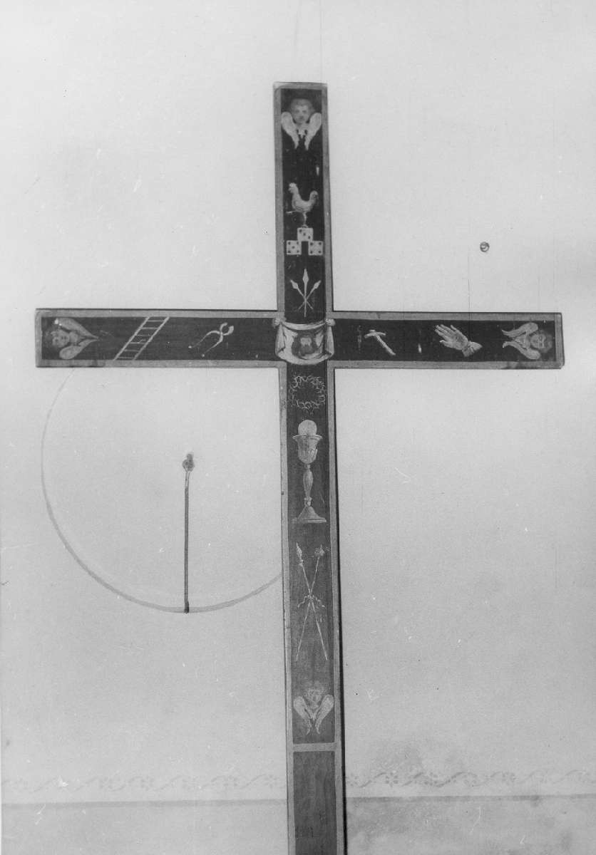 croce da parete - manifattura emiliana (primo quarto sec. XIX)