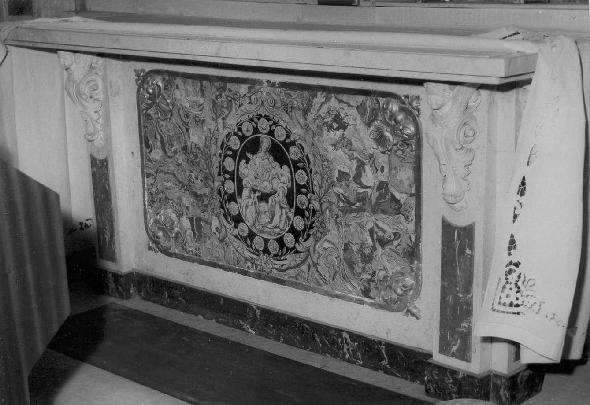 altare - manifattura emiliana (metà sec. XVII, sec. XIX)