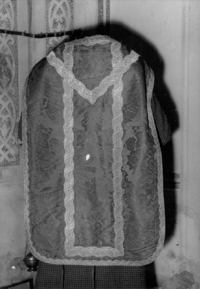 paramento liturgico, insieme - manifattura italiana (seconda metà sec. XIX)