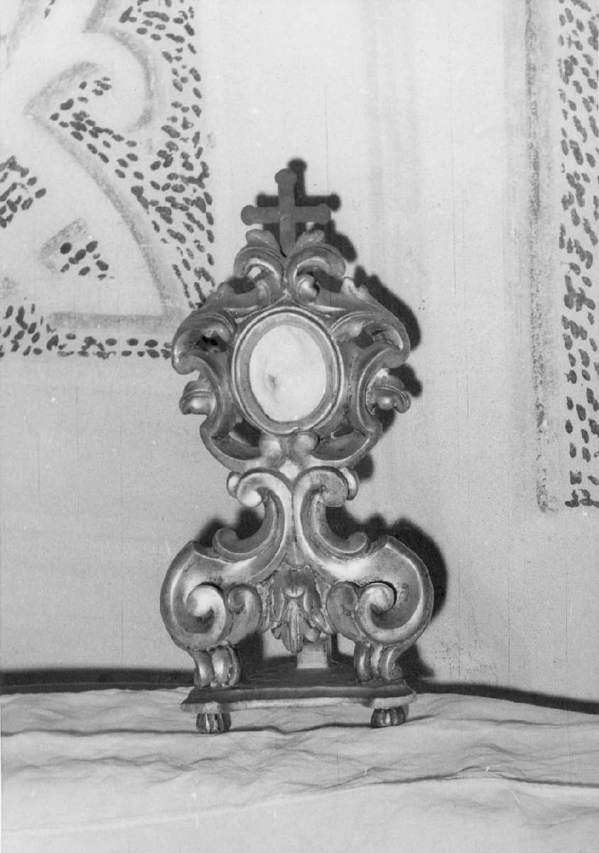 reliquiario - a ostensorio - manifattura emiliana (prima metà sec. XVIII)