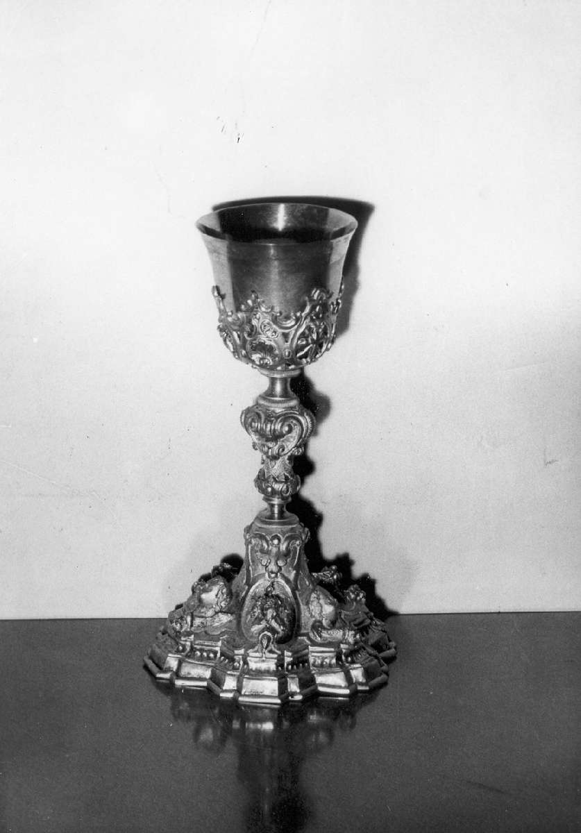 calice - manifattura emiliana (seconda metà sec. XIX)