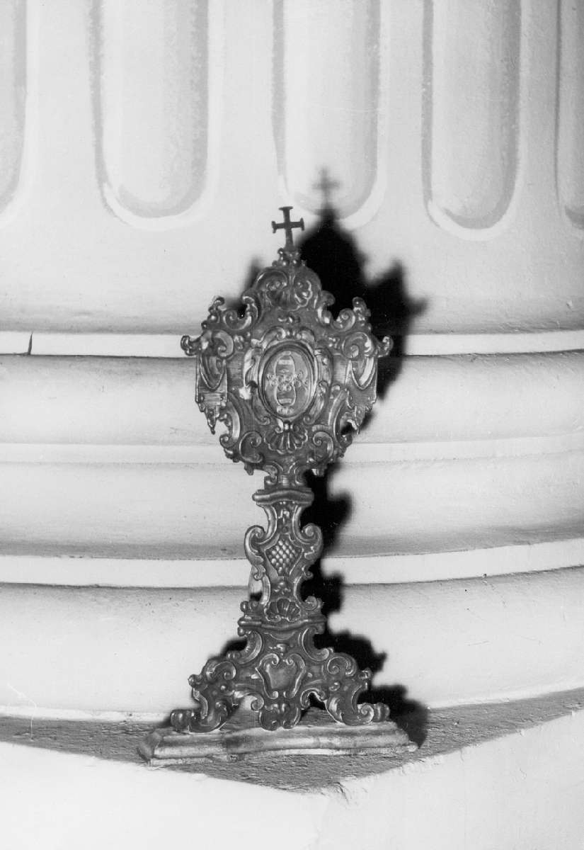 reliquiario - a ostensorio - manifattura emiliana (metà sec. XVIII)