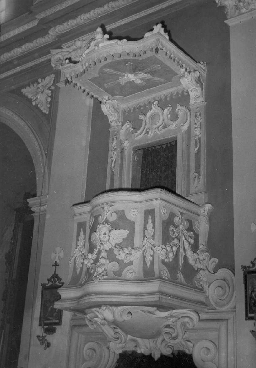 pulpito - ambito emiliano (metà sec. XVIII)