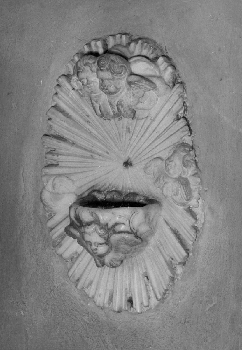 acquasantiera - ambito emiliano (sec. XVIII)