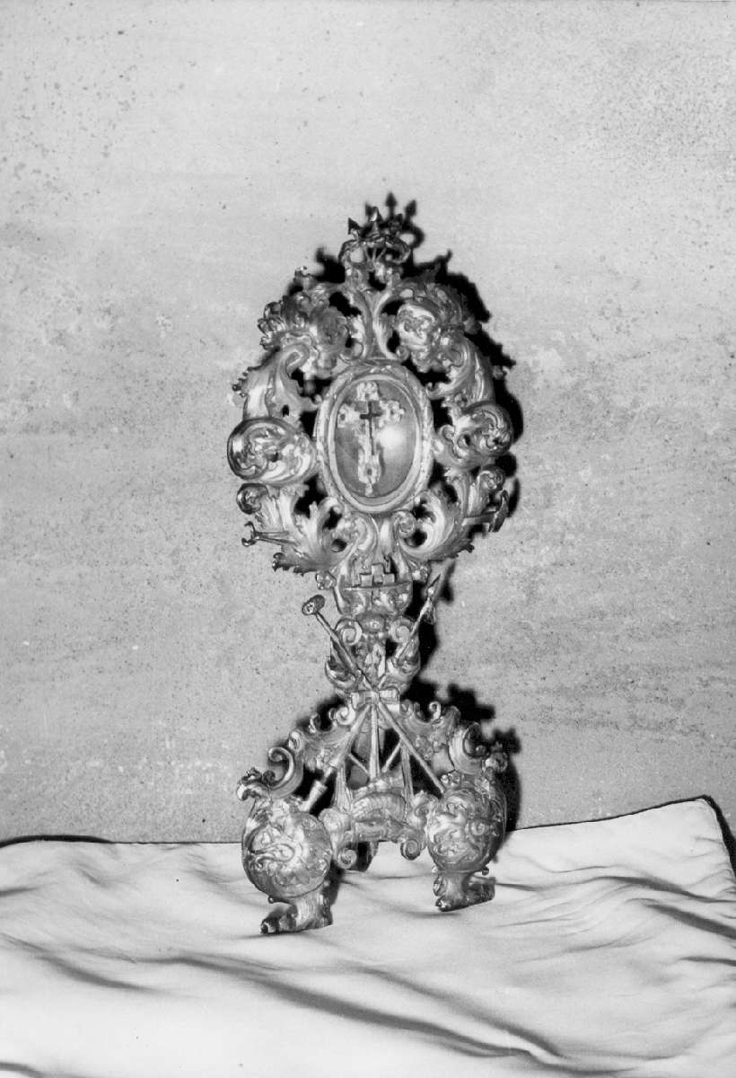 reliquiario - a ostensorio - manifattura emiliana (metà sec. XVIII)