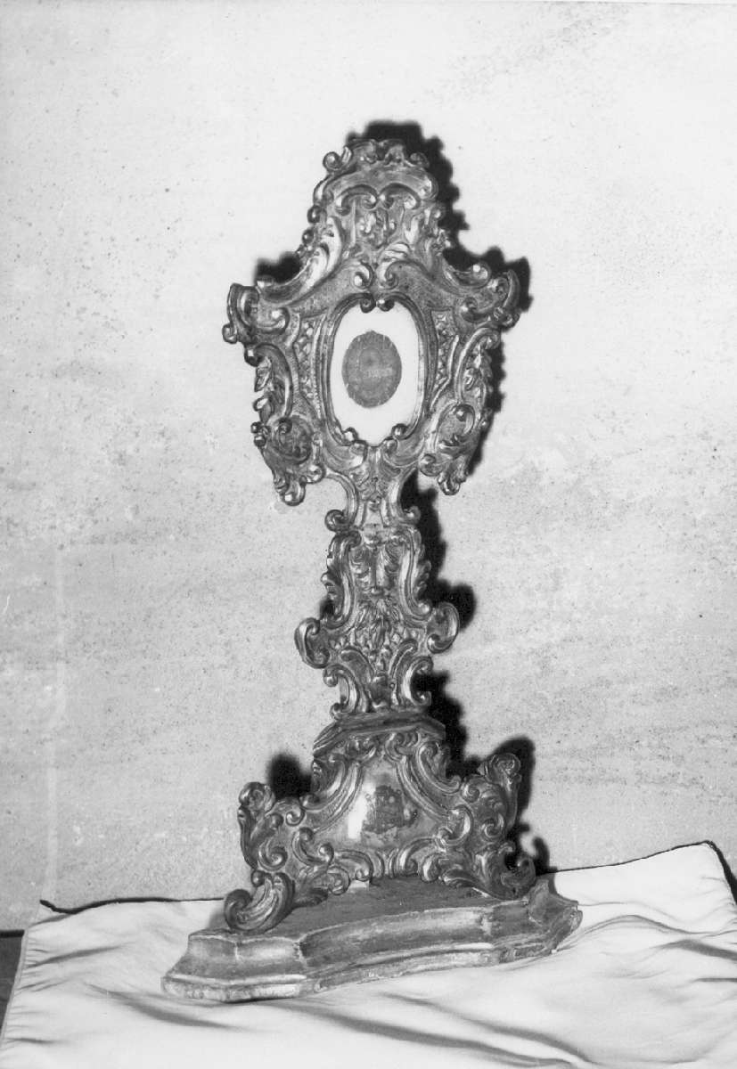 reliquiario - a ostensorio - manifattura emiliana (metà sec. XVIII)