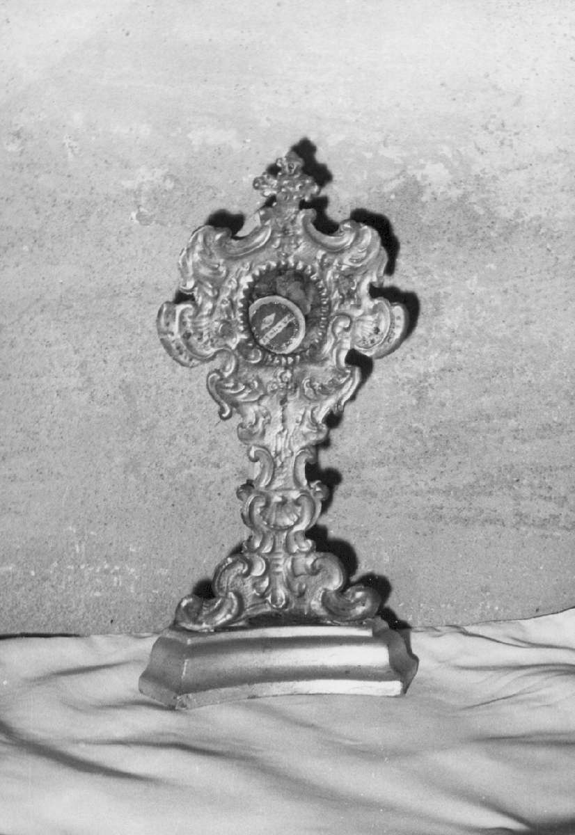 reliquiario - a ostensorio - manifattura emiliana (metà sec. XVIII)