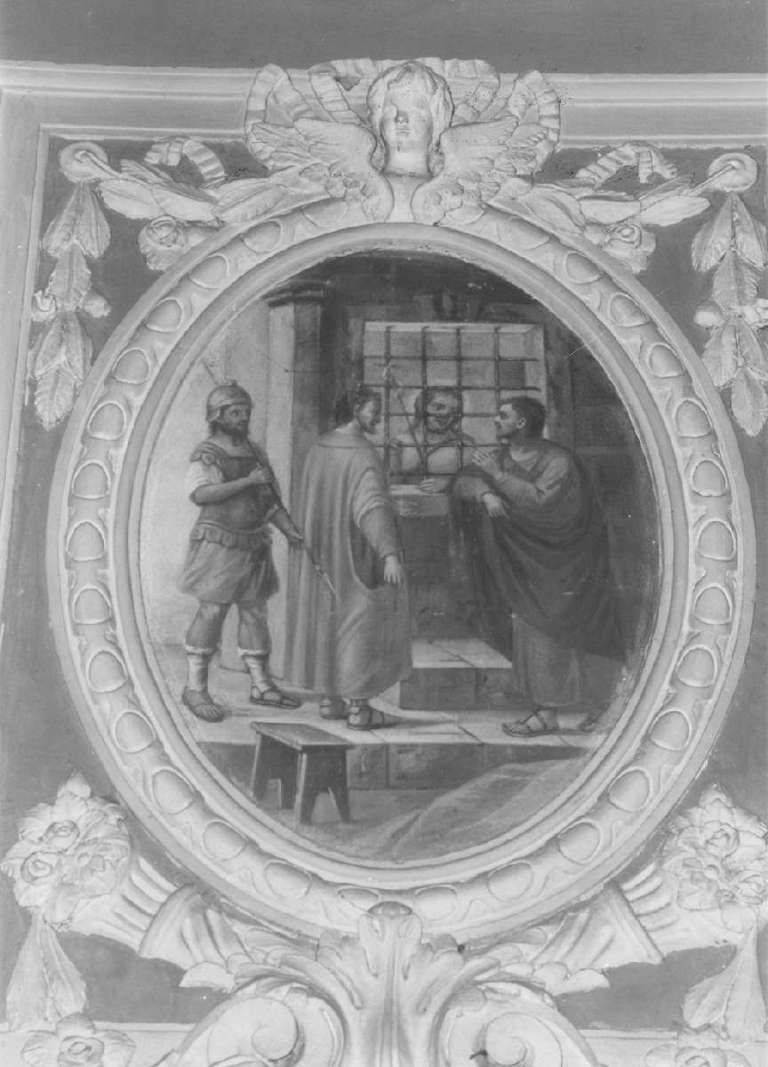 San Giovanni Battista in prigione (dipinto) di Mundici Geminiano - ambito emiliano (seconda metà sec. XVIII, sec. XIX)