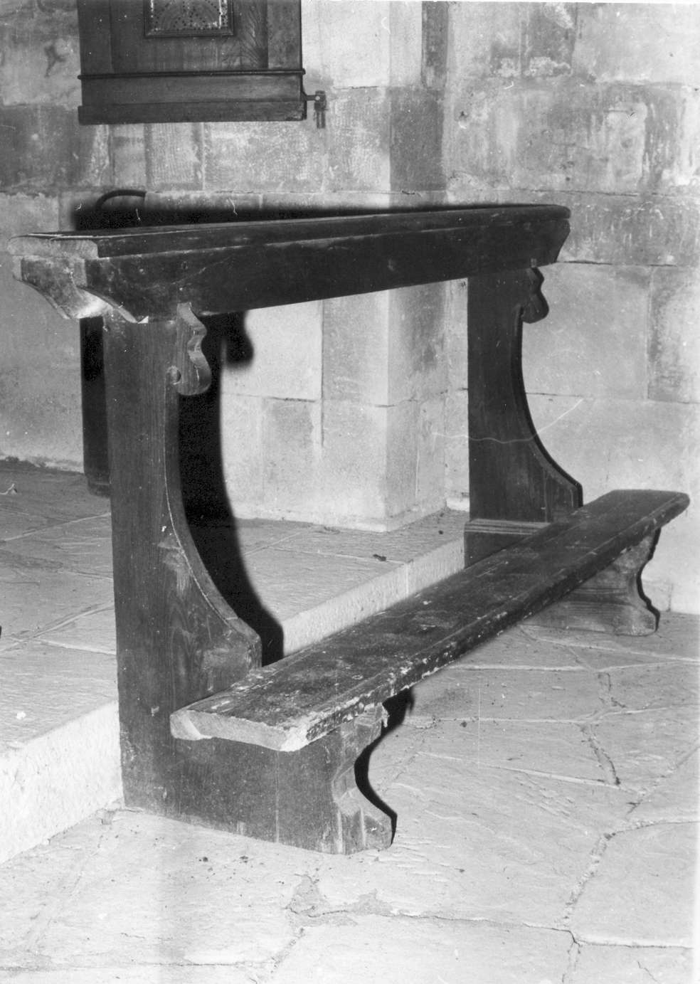 inginocchiatoio - manifattura reggiana (seconda metà sec. XIX)