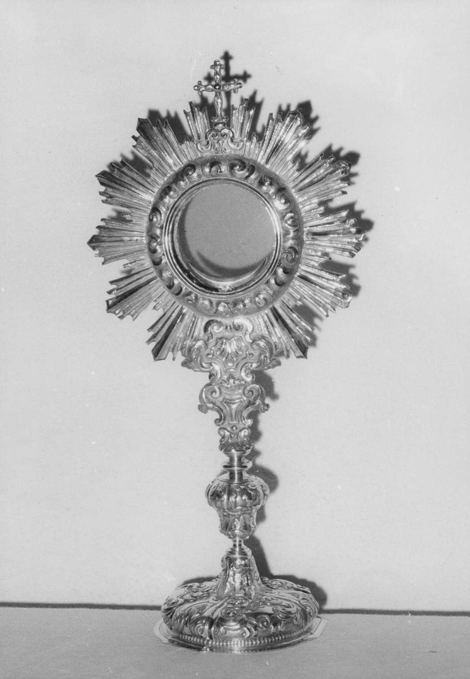 ostensorio - a raggiera - bottega reggiana (fine sec. XVII)