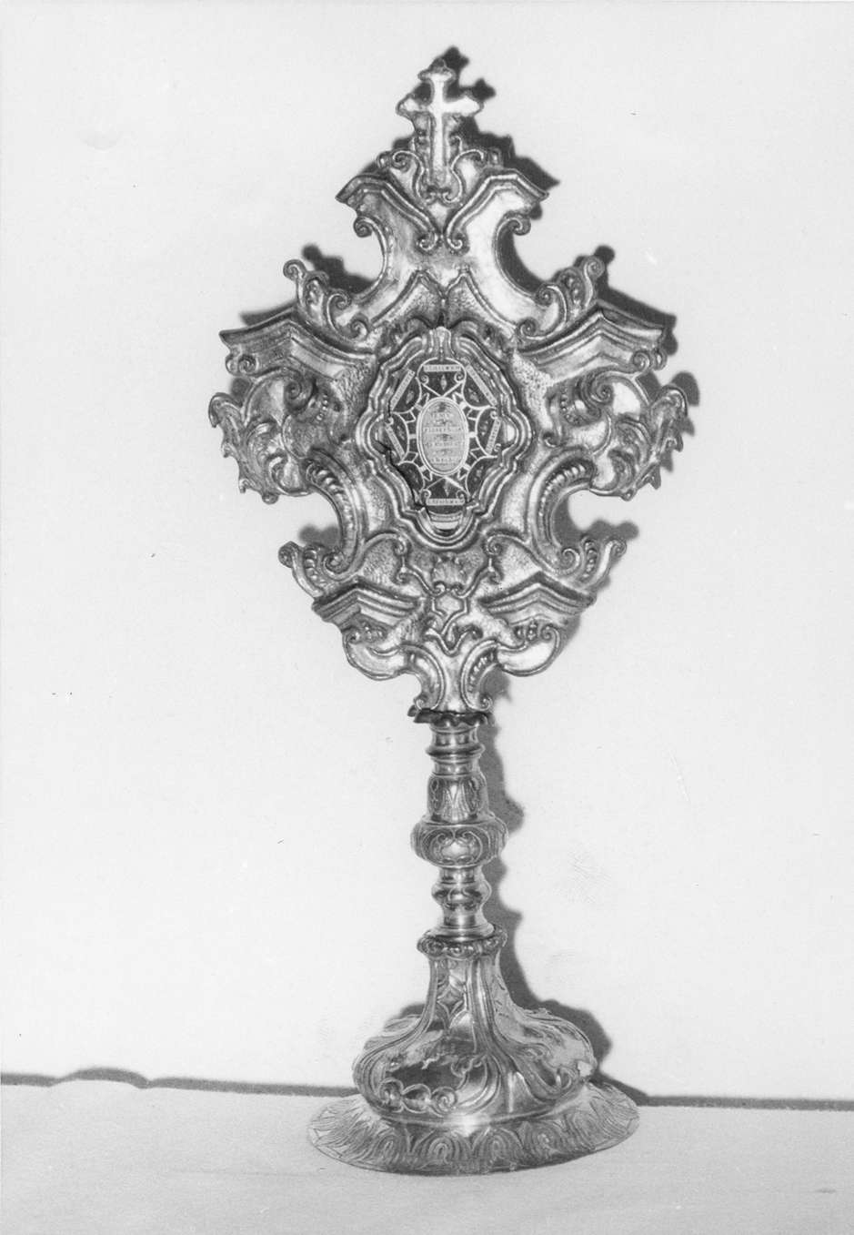 reliquiario - a ostensorio - bottega reggiana (sec. XVIII)