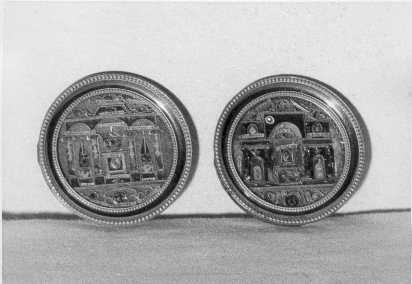 reliquiario a capsula, serie - manifattura reggiana (fine/inizio secc. XVIII/ XIX)