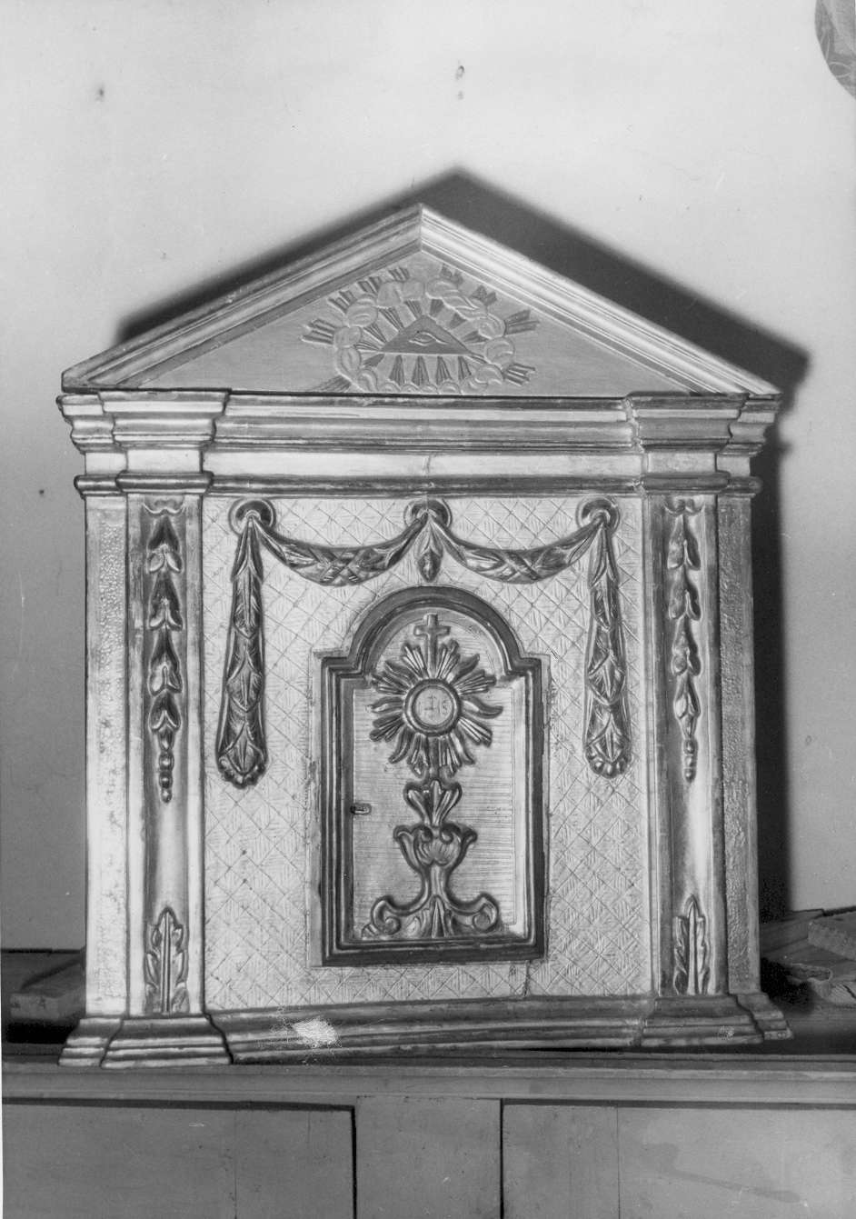 tabernacolo - a tempietto - manifattura reggiana (fine/inizio secc. XVIII/ XIX)