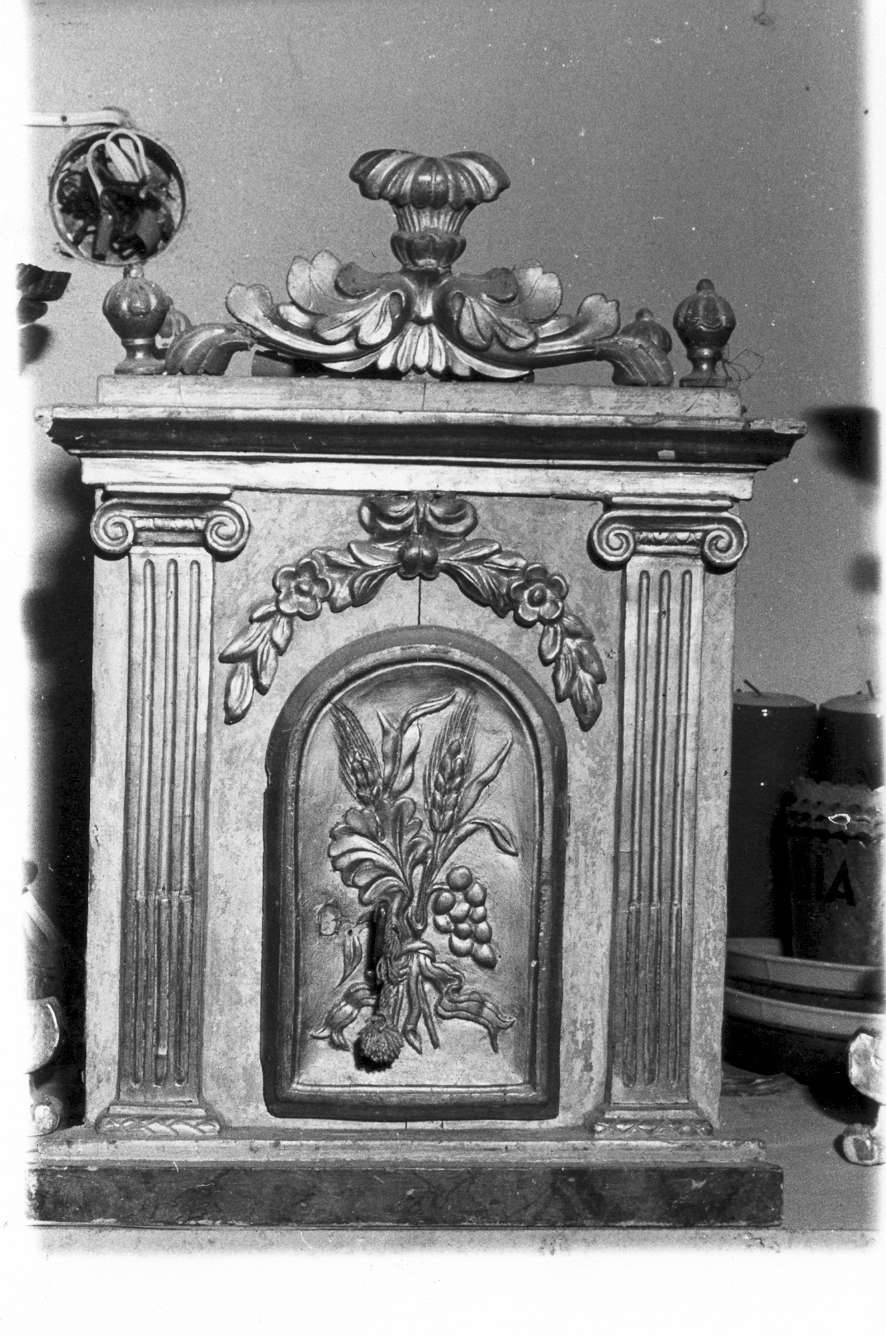 tabernacolo - a tempietto - manifattura reggiana (inizio sec. XIX)