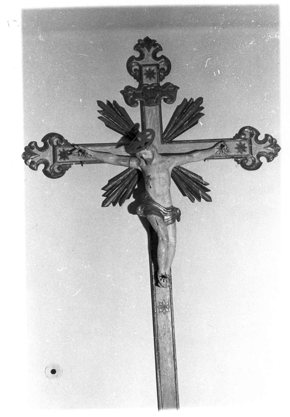 croce processionale - manifattura emiliana (fine/inizio secc. XVIII/ XIX)