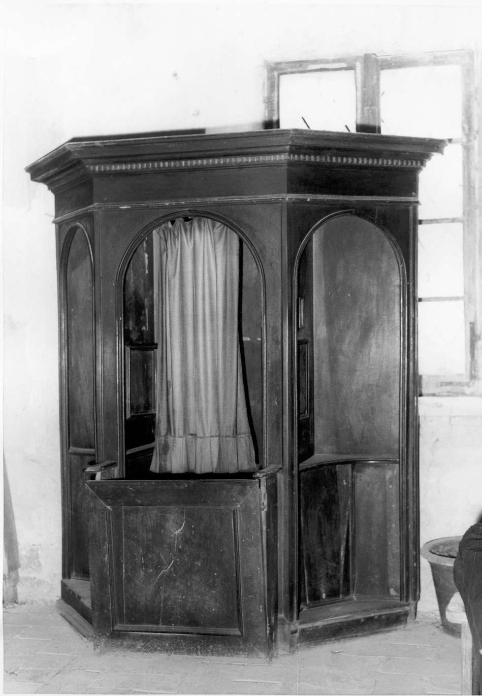 confessionale, serie - manifattura reggiana (fine sec. XVIII)