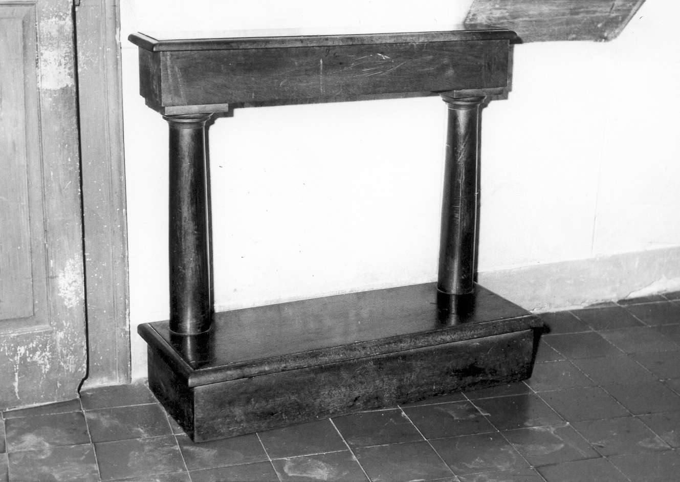 inginocchiatoio - manifattura reggiana (fine/inizio secc. XVIII/ XIX)