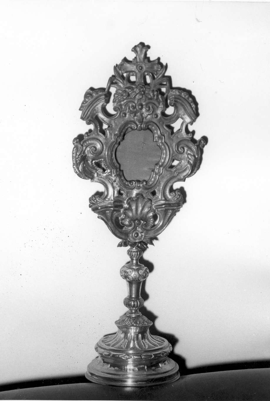 reliquiario - a ostensorio - bottega reggiana (secc. XVIII/ XIX)