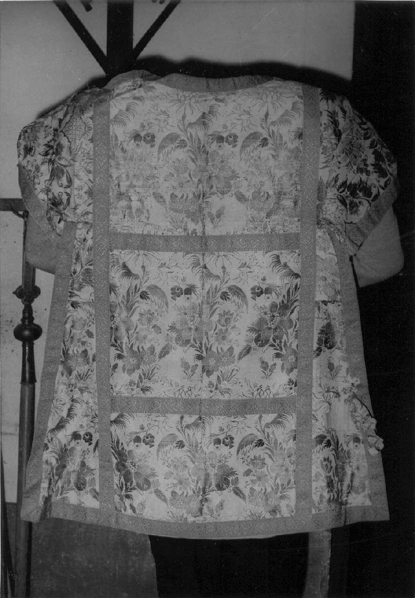 tunicella, serie - manifattura italiana (seconda metà sec. XVIII)