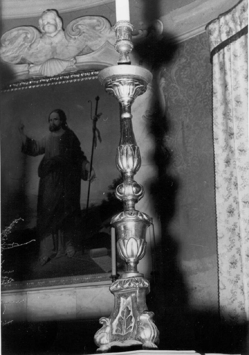 candeliere, serie - manifattura reggiana (sec. XIX)