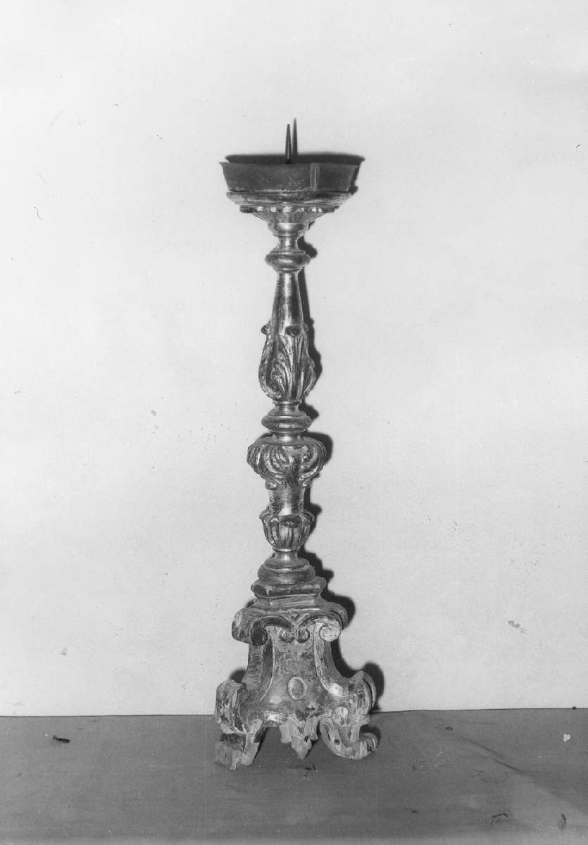 candeliere, serie - manifattura reggiana (seconda metà sec. XVIII)