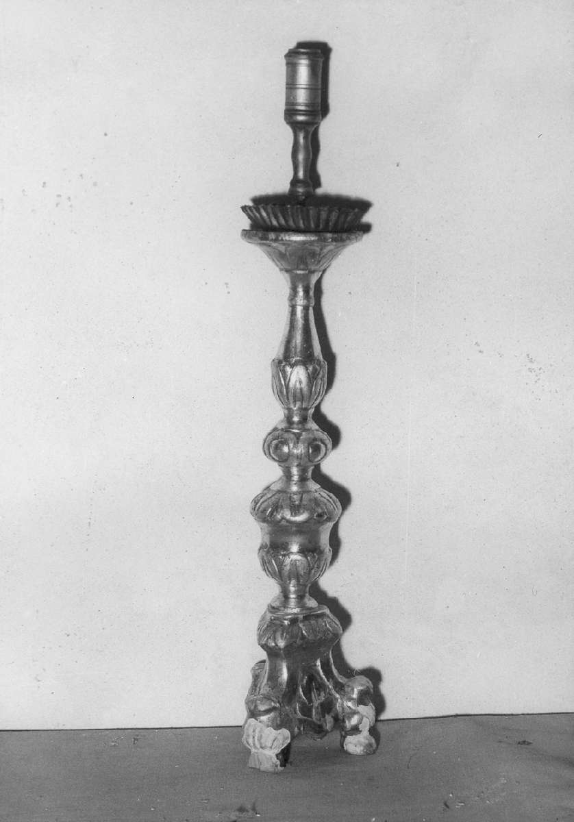 candeliere, serie - manifattura reggiana (seconda metà sec. XIX)