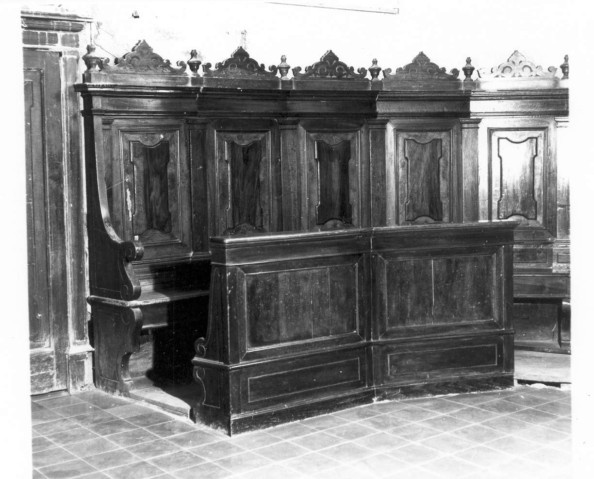 stalli del coro - manifattura reggiana (seconda metà sec. XVIII)