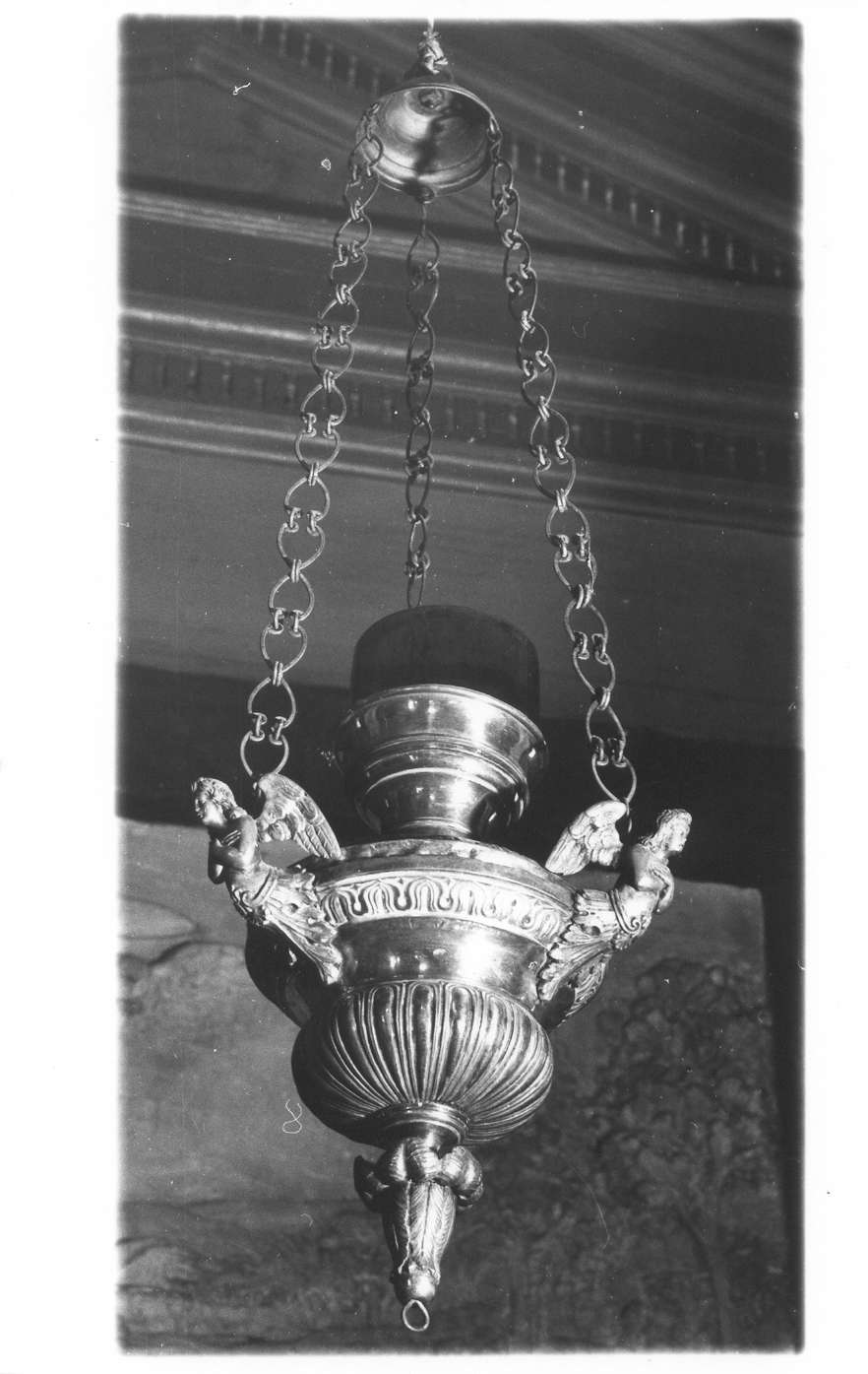 lampada pensile, serie - produzione italiana (fine sec. XIX)