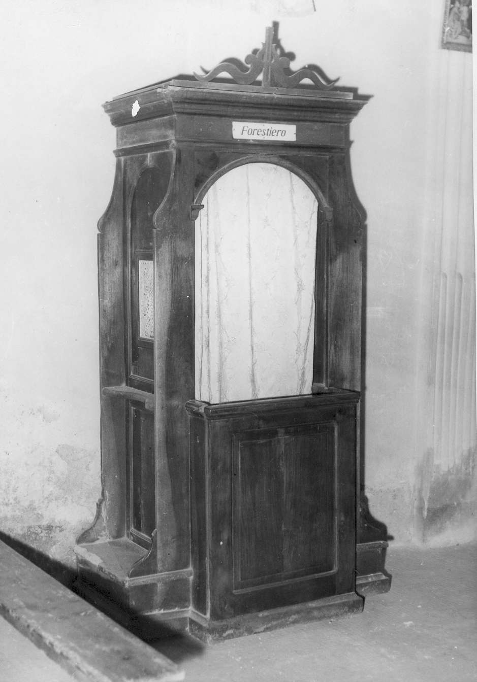 confessionale - manifattura reggiana (sec. XIX)