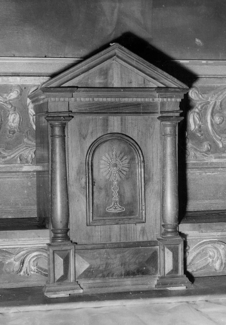 tabernacolo - a tempietto - manifattura reggiana (sec. XIX)